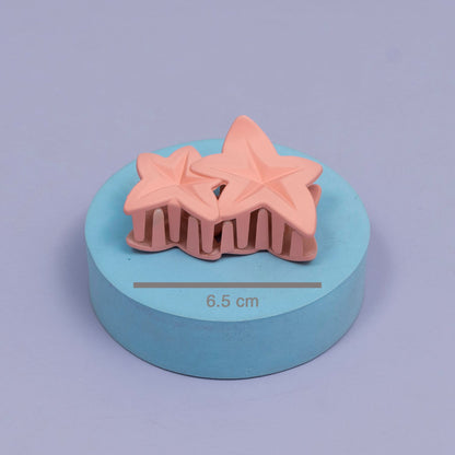 Matte Double Star Hair Claw (1Dz) - UBKWS2440