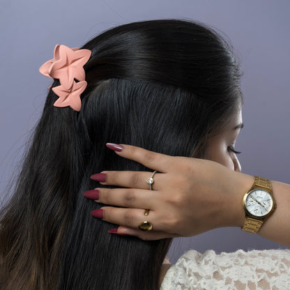 Matte Double Star Hair Claw (1Dz) - UBKWS2440