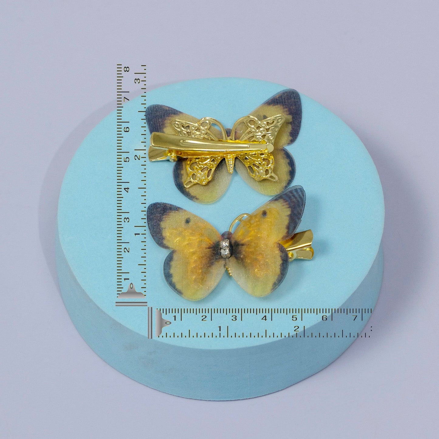 Butterfly Resin Hair Clip Set (12Cards) - UBKWS218