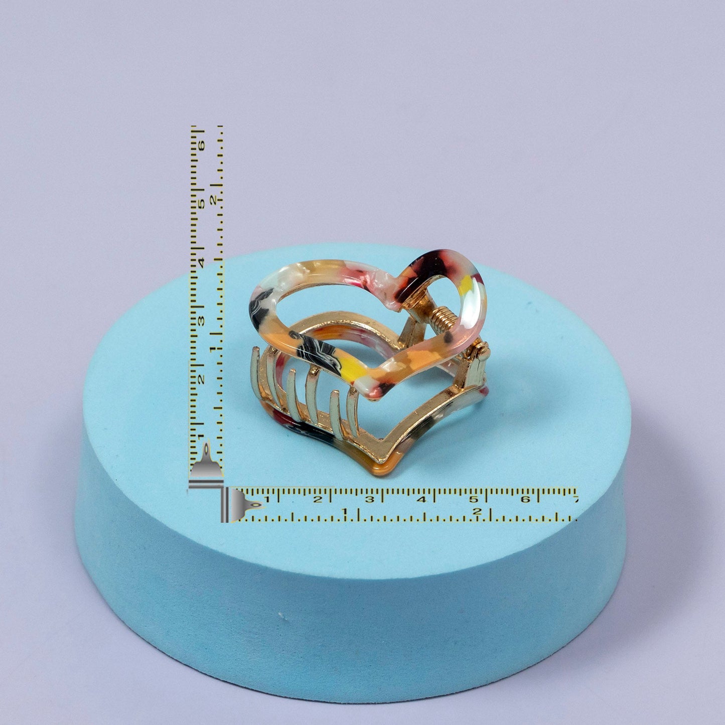 Heart Cutout Hair Claw (12Pcs) - UBKWS2176