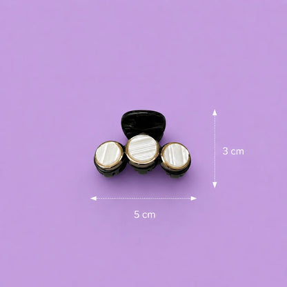 Black pearl hair claw (1Dz) - UB-442
