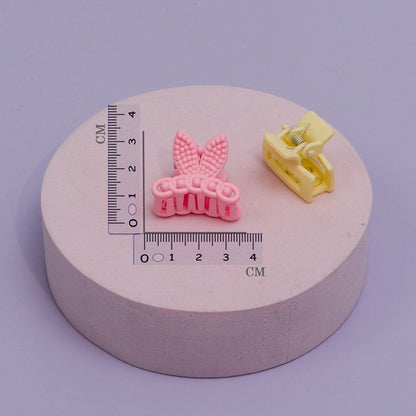 Mini matte hair claw zipper (12 Zippers) - UBKWS981