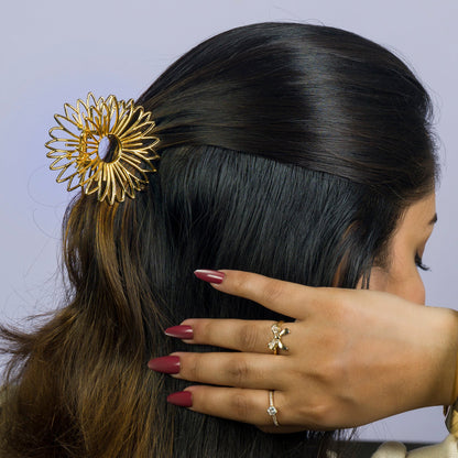 Metal hawaii hair claw (12Pcs) - UBKWS112