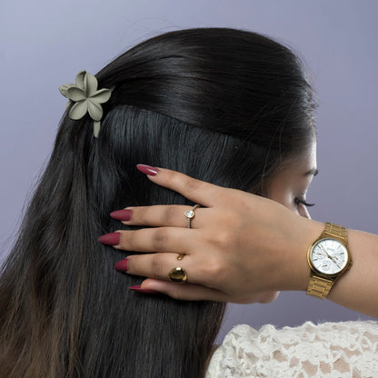 Matte Mini Floral Hair Claw (1Dz) - UBKWS2445
