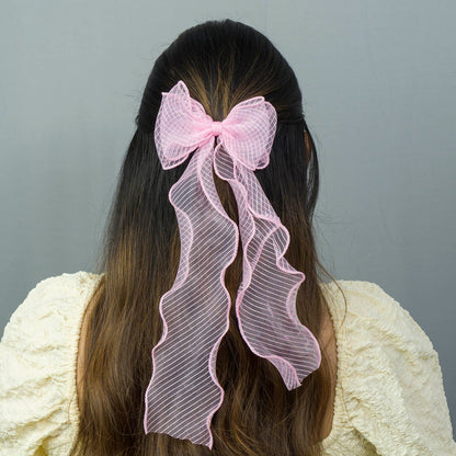Organza Bow hair pins (12Pcs) - UBKWS984