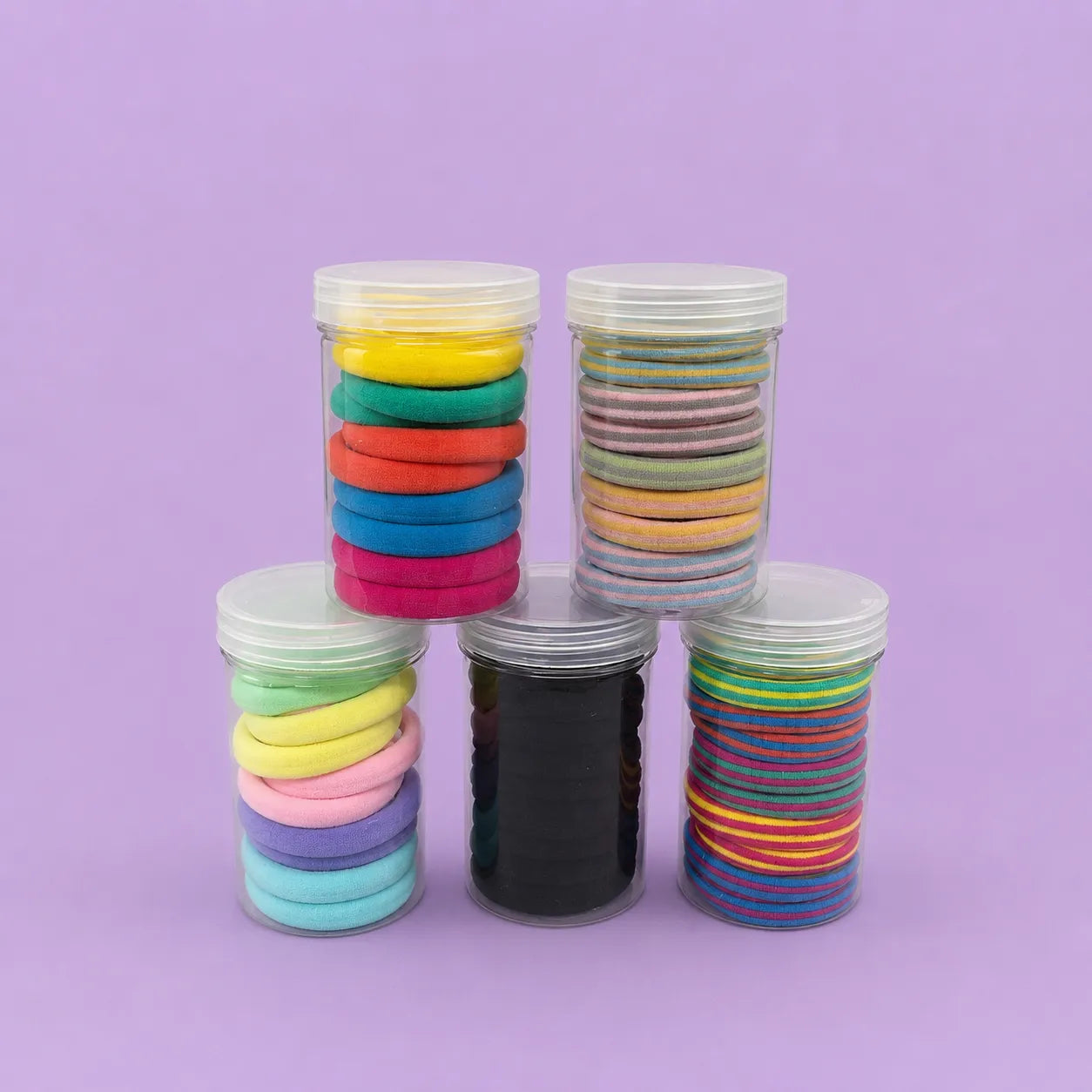 Soft hair ties Bottle  - UB-457