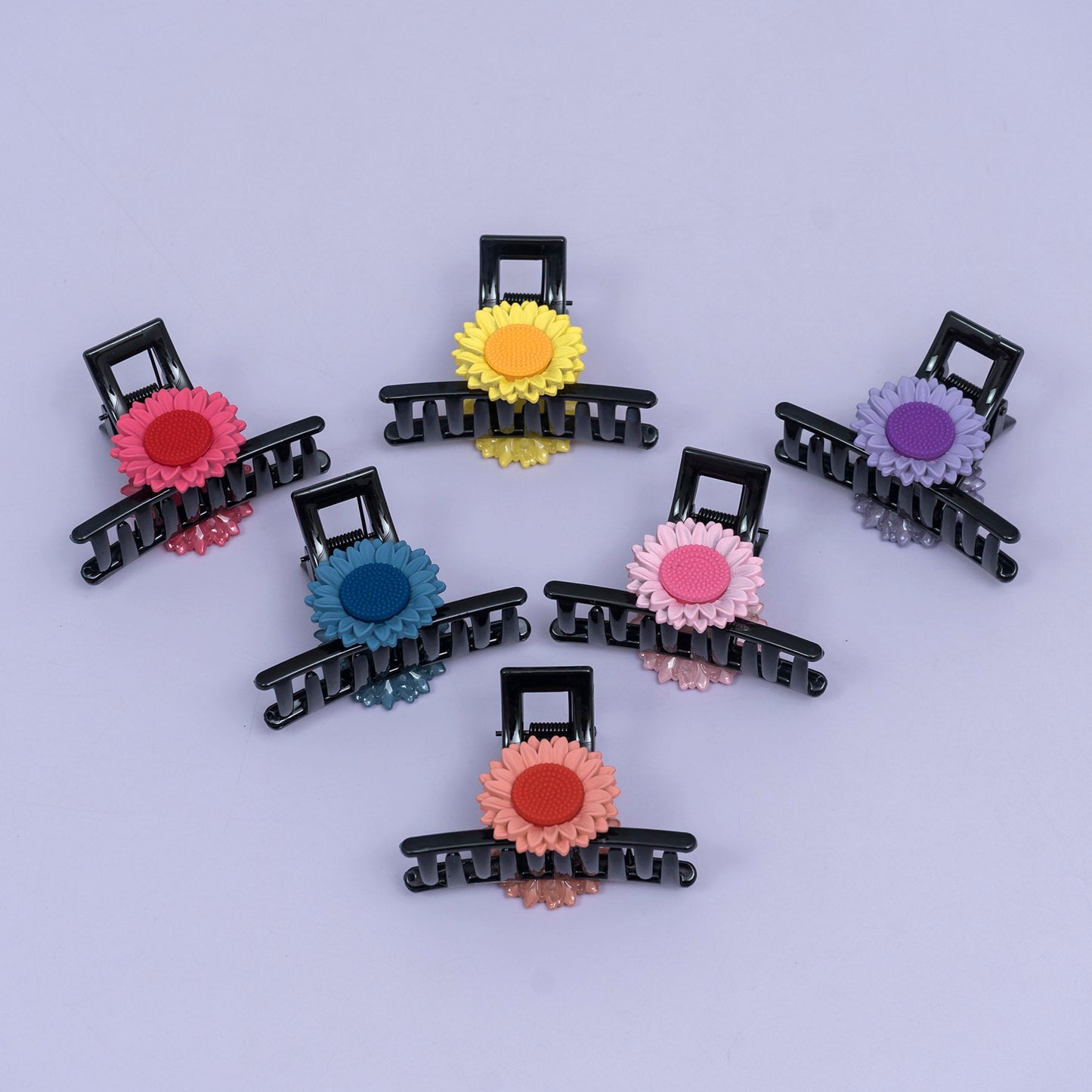 Sunflower Accent Hair Claw (1Dz) - UBKWS2453