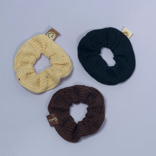 Jute hair scrunchies (12 Pcs) - UBKWS1119