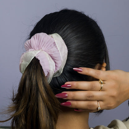 Organza Layered Hair Scrunchies (12Pcs) - UBKWS1121