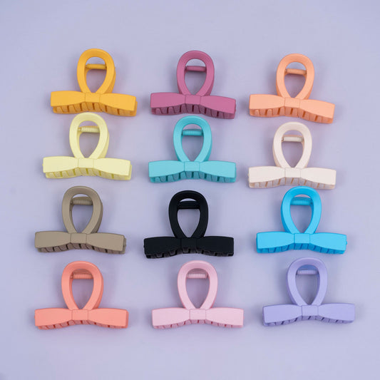 Bow Shape Matte Hair Claw (1Dz) - UBKWS2460