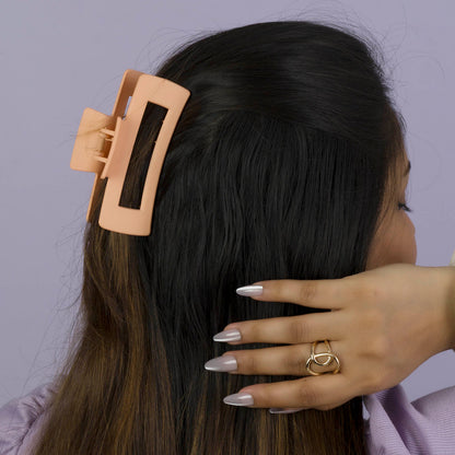 Korean Style Matte Hair claw (Pack of 12) - UBKWS997