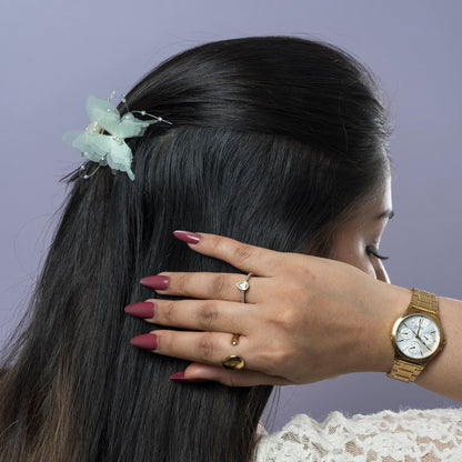 Pearl Butterfly Hair Claw (1Dz) - UBKWS2461