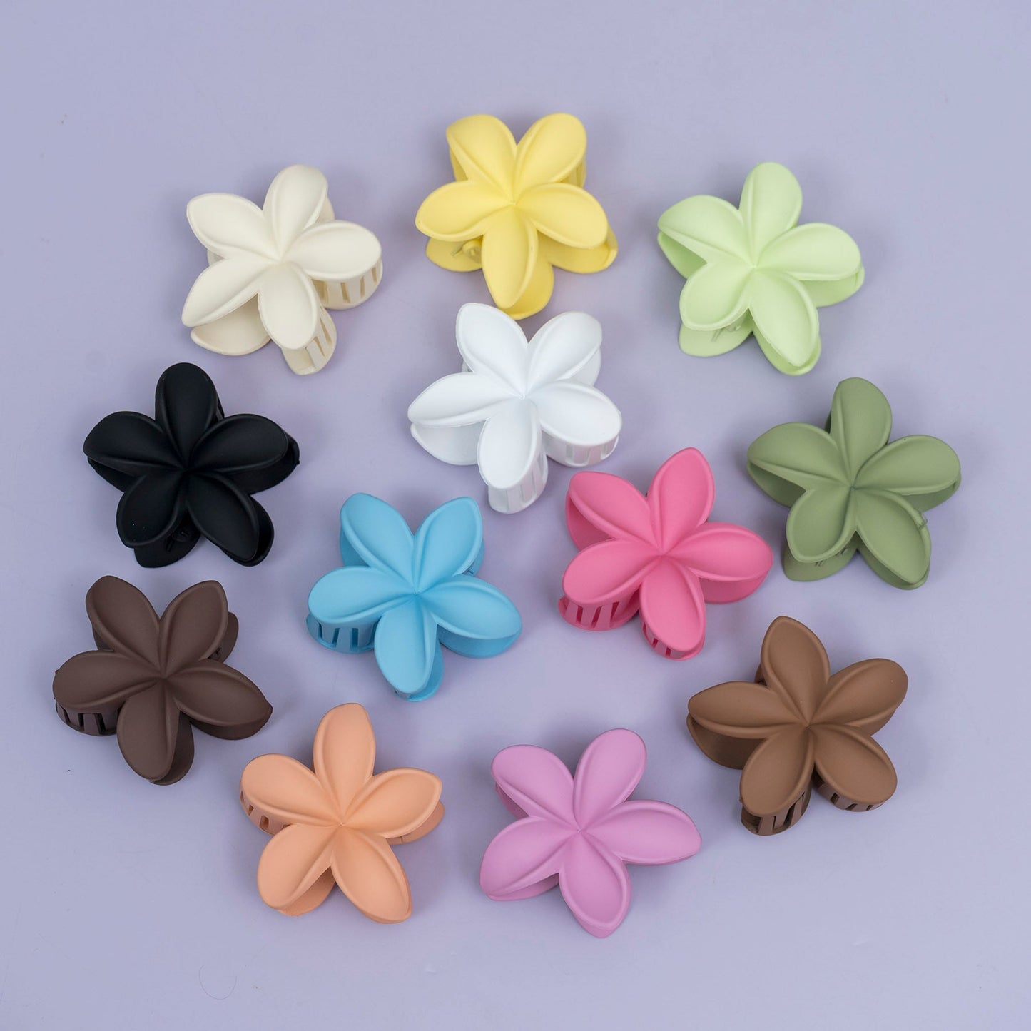Matte Flower Hair Claw (1Dz) - UBKWS2469