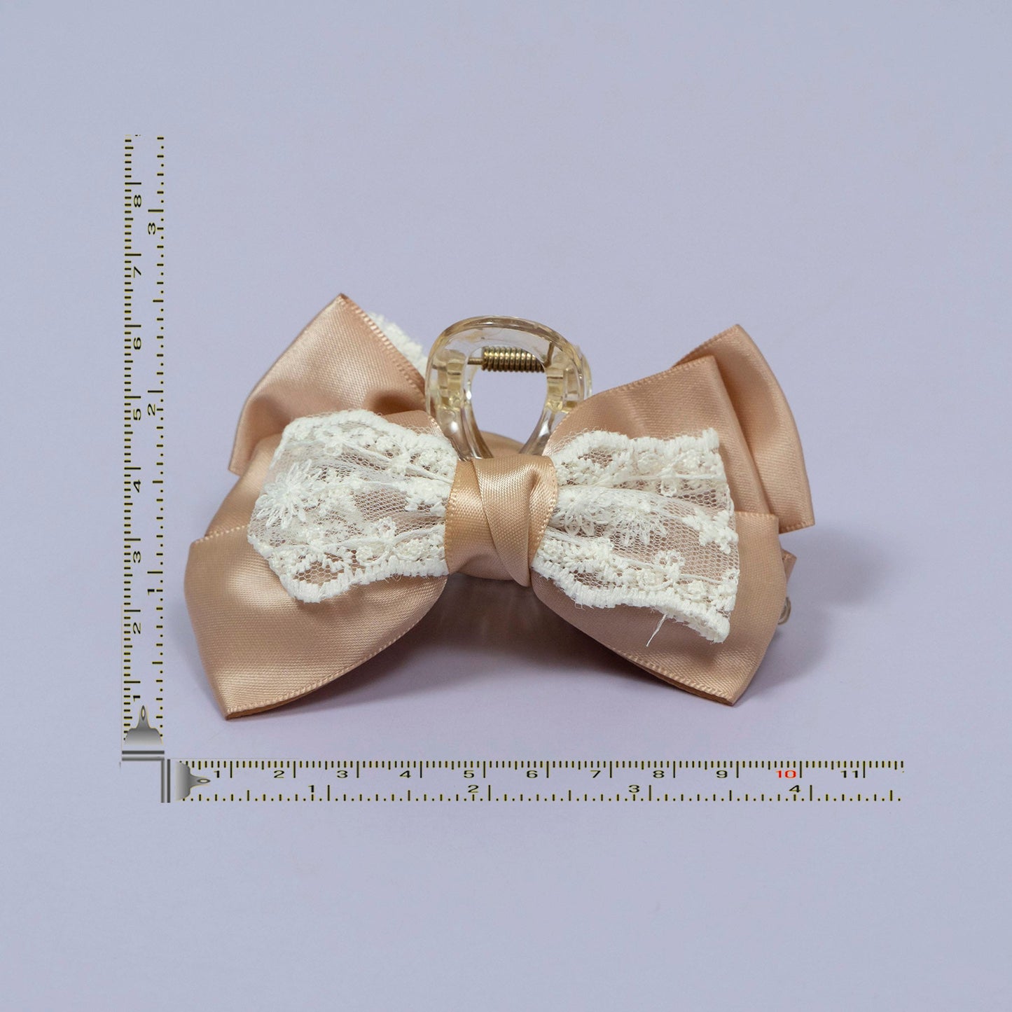 Lace Satin Bow Hair Claw Clip (1Dz) - UBKWS2178