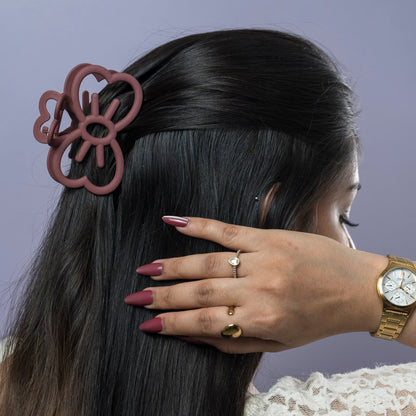 Matte Butterfly Hair Claw (1Dz) - UBKWS2464