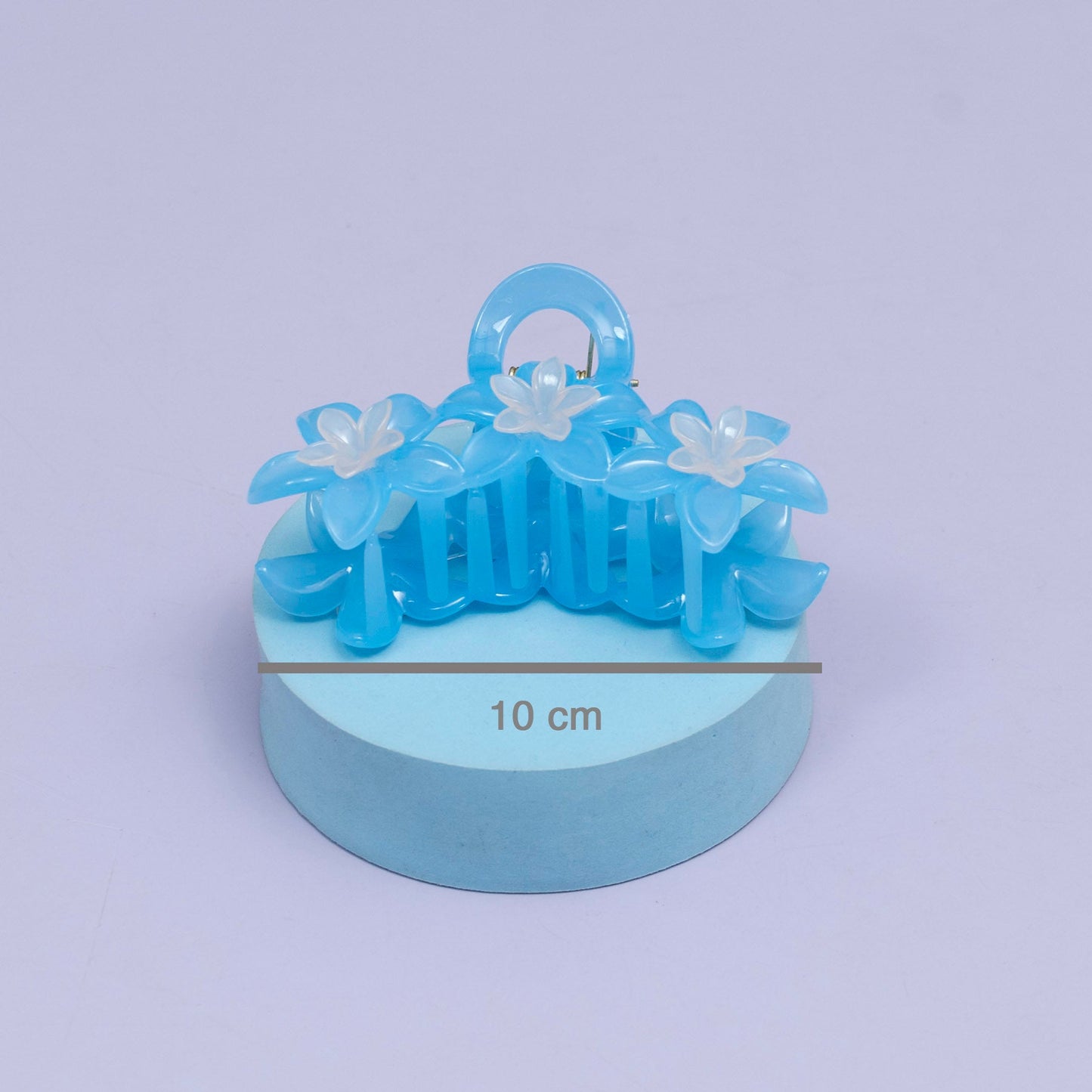 Glossy Floral Hair Claw (1Dz) - UBKWS2472