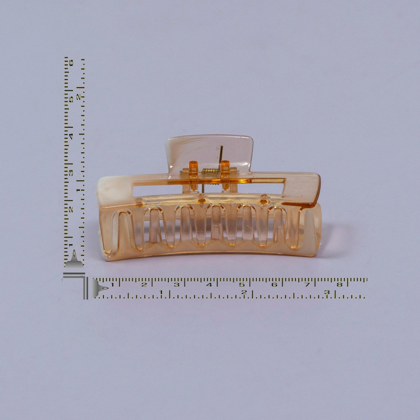 Glossy Rectangular Cutout Hair Claw Clip (1Dz) - UBKWS2182