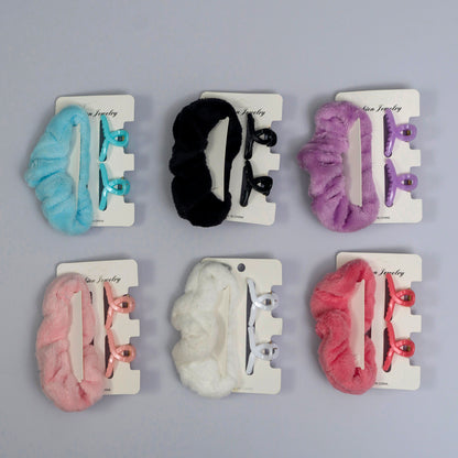 Fur Scrunchies + 2 Mini Claws (12Pcs) - UBKWS1028