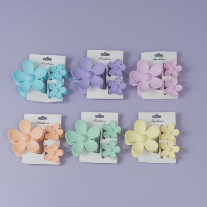 Matte Daisy Hair Claw Set (12 Sets) - UBKWS1173