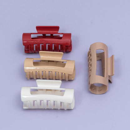 XL Unbreakable Classic Rectangular Hair Claw (1Dz) - UBKWS2531
