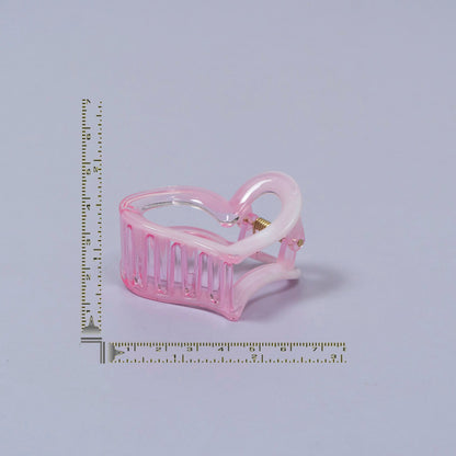 Heart Frame Acrylic Hair Claw Clip (1Dz) - UBKWS2184