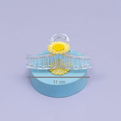 Transparent Daisy Hair Claw (1Dz) - UBKWS2477