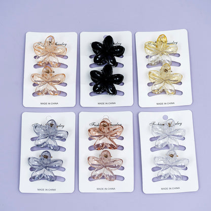 Glossy Mini Flower Hair Claw (1Dz) – UBKWS2478