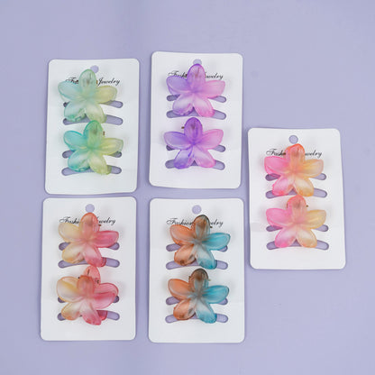 Gradient Mini Flower Hair Claw (1Dz) - UBKWS2479