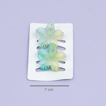 Gradient Mini Flower Hair Claw (1Dz) - UBKWS2479