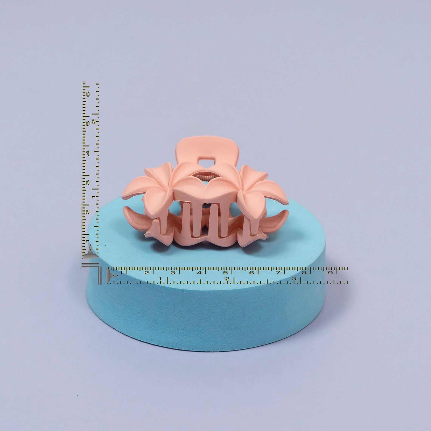 Triple Flower Matte Hair Claw Clip (1Dz) - UBKWS2188