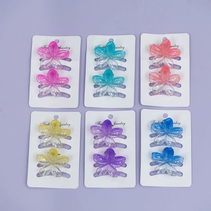 Transparent Flower Hair Claw (1Dz) - UBKWS2480