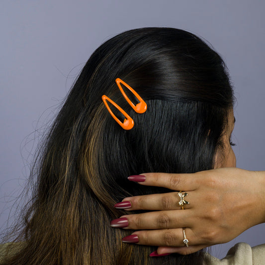 Colorful Snap Hair Clip Set (12 Sets) - UBKWS1070