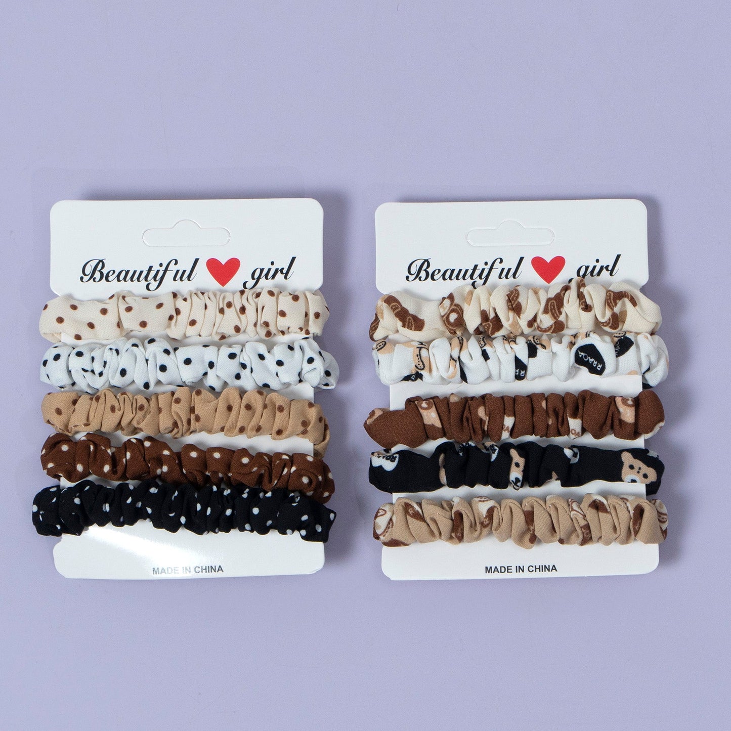 Printed Mini Scrunchies Set (12 Cards) – UBKWS1245