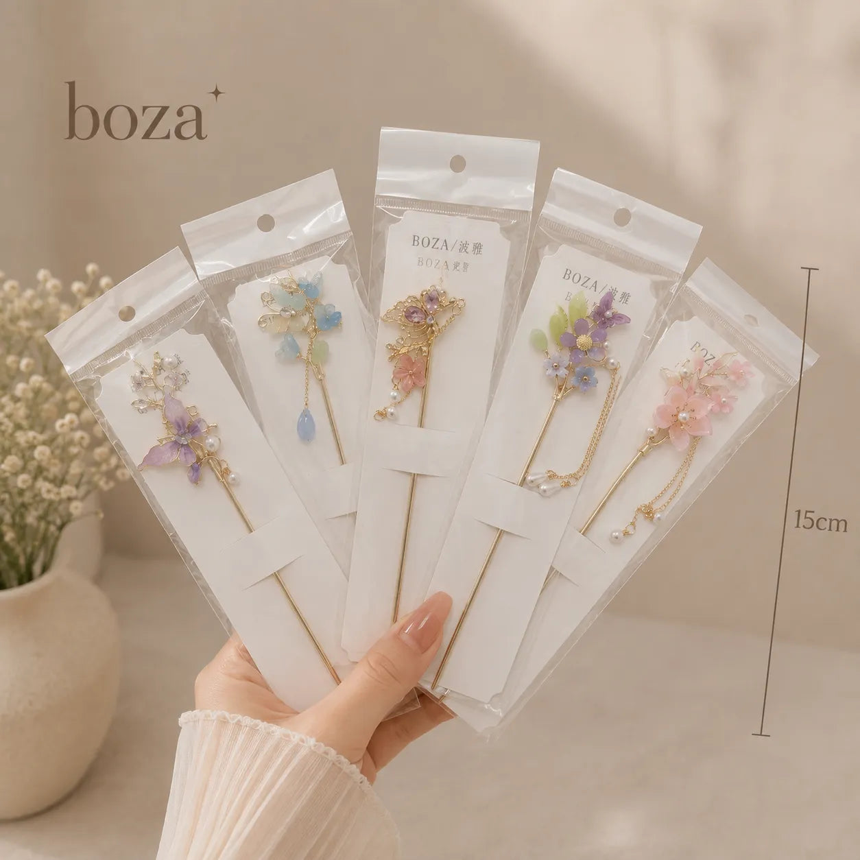 Boza Premium hair sticks (1Dz) - UBKWS3081
