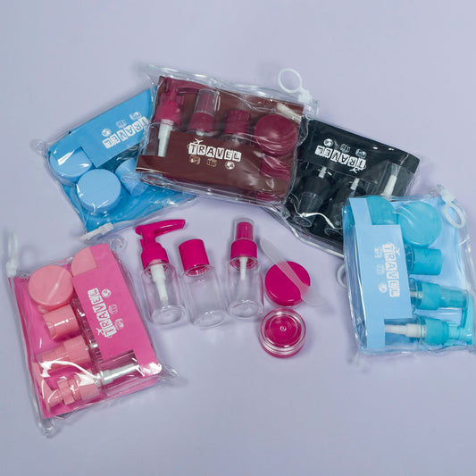 Travel-Friendly 6-Piece Refillable Toiletry Bottle Set (12 Sets) - UBKWS1075