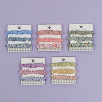 Slim hair scrunchies (12 Cards) - UBKWS936
