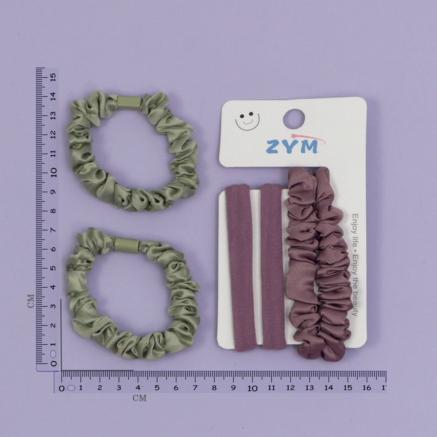 Slim hair scrunchies (12 Cards) - UBKWS937