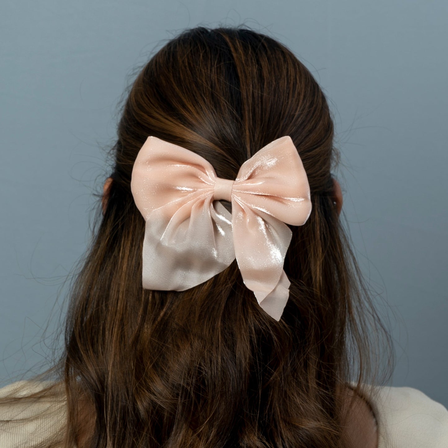 shimmer hair bows (Pack of 12) - UBKWS683