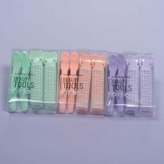 Hair Sectioning Clips & Curl Rollers Set (12 Sets) - UBKWS1081