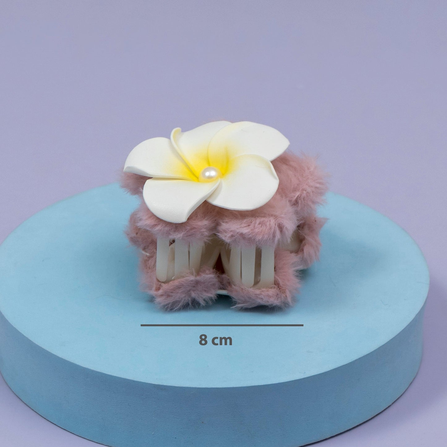 Fluffy Flower Hair Claw (1Dz)  – UBKWS2670