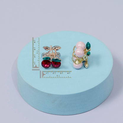 Mini Gemstone Claw Clip Set (12Cards) - UBKWS1223