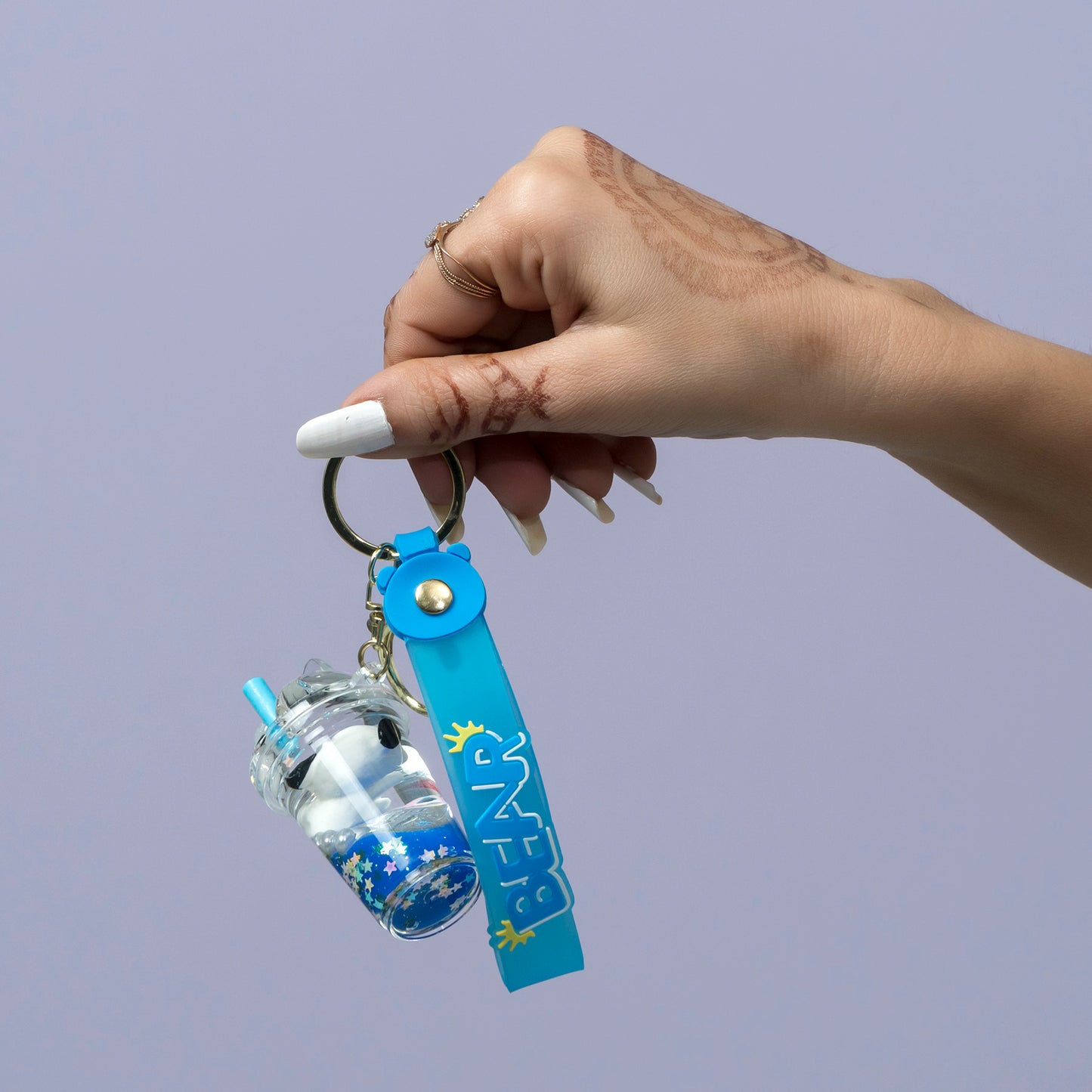 Cute Bear Drink Cup Keychain (12 Pcs) - UBKWS1249