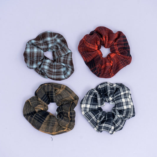 Classic Checkered Scrunchie (1Dz) - UBKWS2497