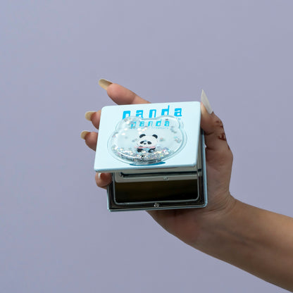 Panda Glitter Square Pocket Mirror (1Dz) - UBKWS2561