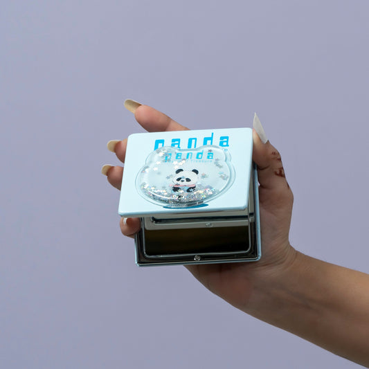 Panda Glitter Square Pocket Mirror (1Dz) - UBKWS2561