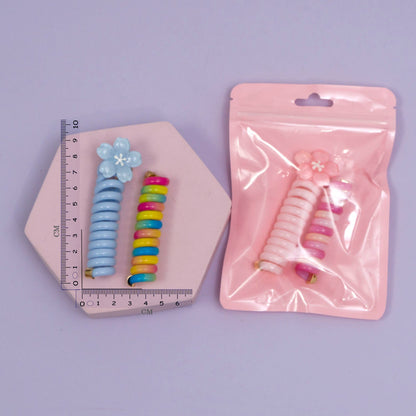Spiral hair ties coil (12 Sets) - UBKWS949