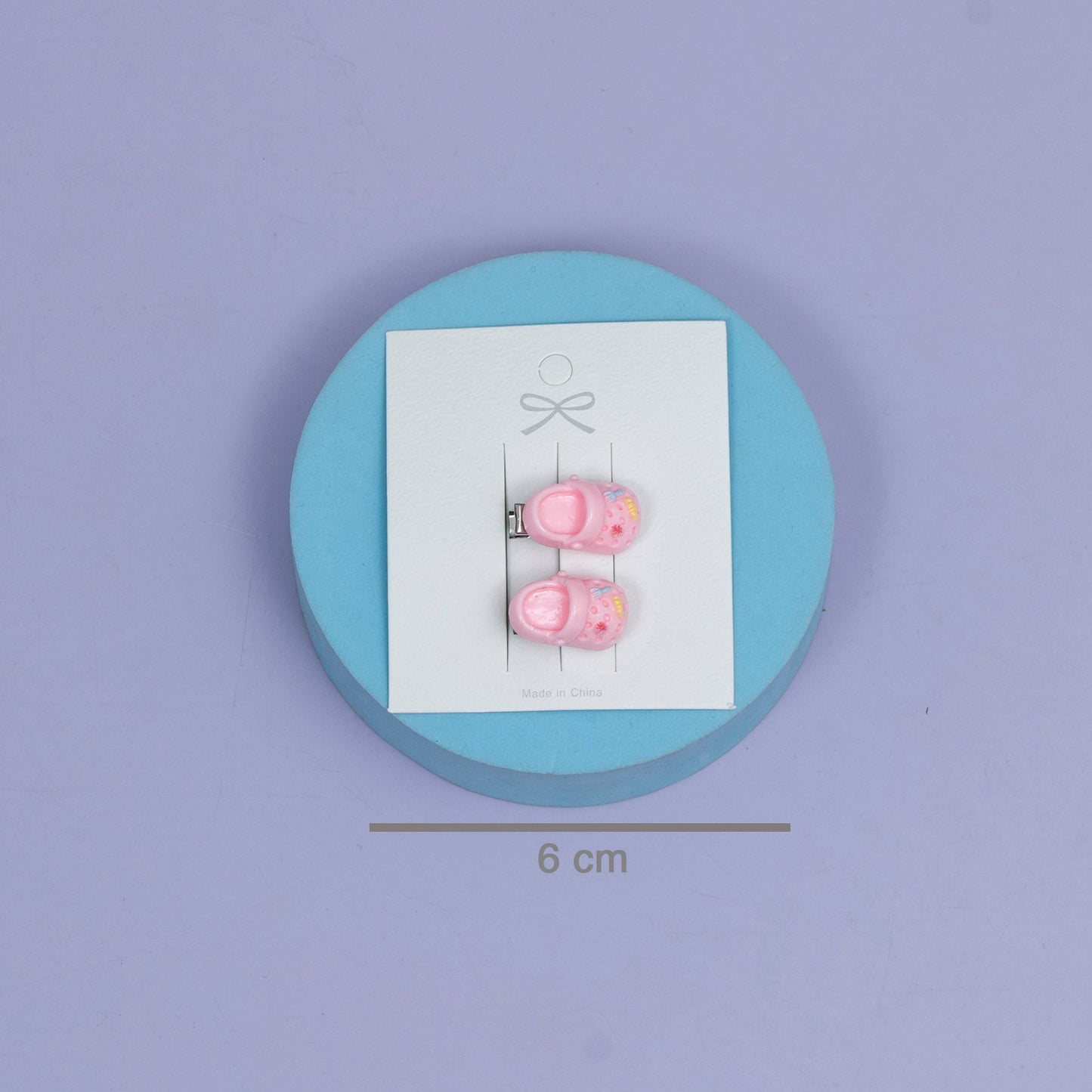 Mini Cute Shoe Hair Clips Set (1Dz) - UBKWS2499