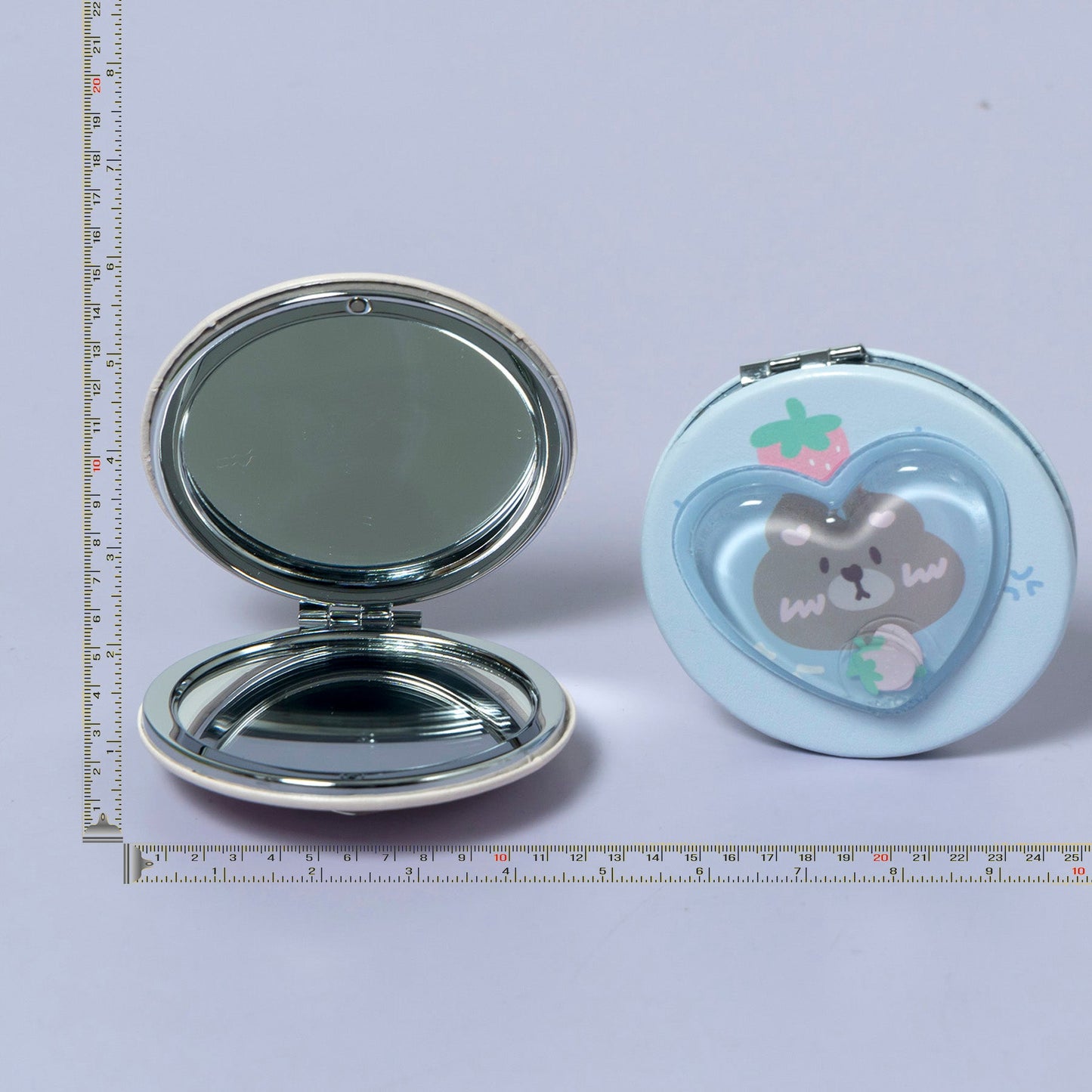 Cute Cat Glitter Shake Round Pocket Mirror – UBKWS2569