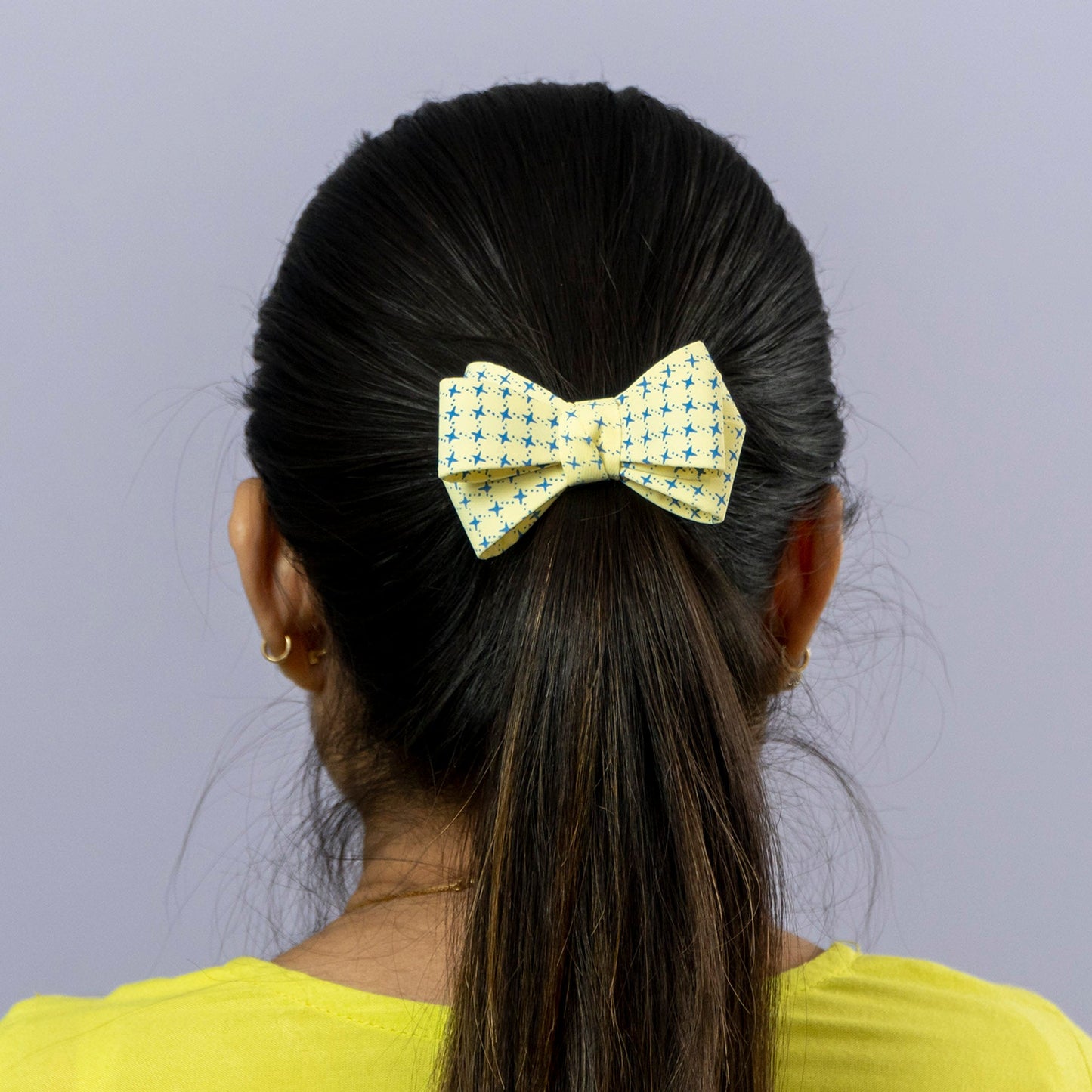 Printed Bow Hair Tie (1Dz) - UBKWS2219