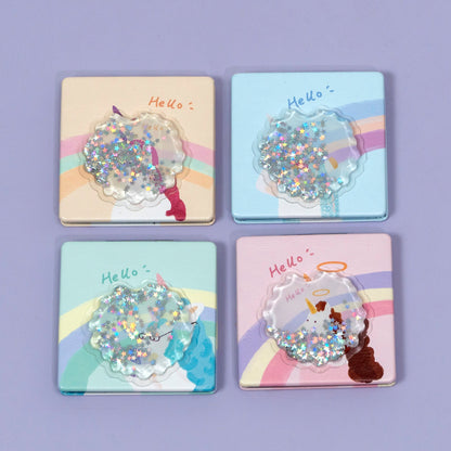 Cute Unicorn Square Mirror (1Dz) - UBKWS2563